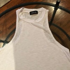 White cotton Fabrik tank top!